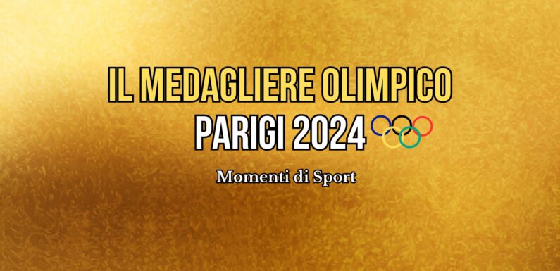 Il medagliere olimpico di Parigi 2024